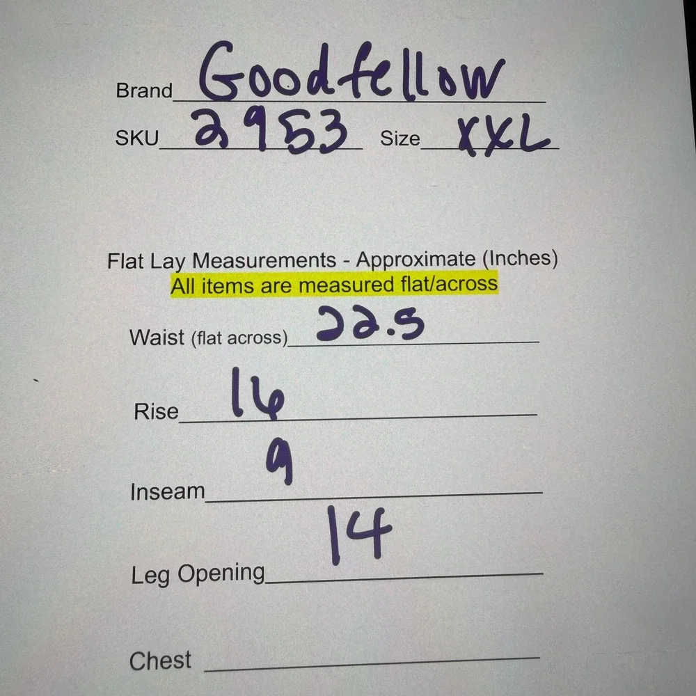 Goodfellow Board Shorts Mens XXL Blue Palm 4-Way Stretch Quick Dry 9